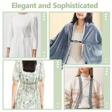 1pc Vintage Waist Belt And Shirt Clip, Waist Cincher For Dresses, Cardigans, Sweaters, Tops And Pants - Multicolor - View 5