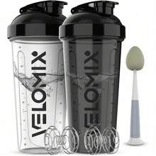 2 Pack Professional 28oz Shaker Bottles With 4 Stainless Steel Whisk Balls Leakproof Lid With Sealing Ring Measurement Markings In Oz And Ml Easy To Clean Durable Plastic For Gym Travel Sports Workout Shakes Protein Powder Healthy Drinks Daily Use For Men Women Fitness Gifts - 刷牙 - 查看 1