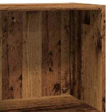 Libreria vidaXL, effetto legno di recupero, 60x30x77 cm, in legno composito. - Castano - Visualizzare 7