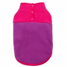 Ropa de lana para perros pequeños, chaleco cálido para cachorros y gatos, chaqueta de Bulldog Francés Shih Tzu Chihuahua, abrigos de Pug, primavera y otoño - 1 pieza rosa morada roja - Ver 12