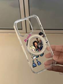 Funda  Fashionistas compatible con teléfonos ,  17,  16 Pro Max,  15 Pro Max,  13 y  12. Fabricada en TPU flexible, garantiza un estilo elegante y una protección fiable contra golpes y caídas. Este accesorio de moda es perfecto para amigos y hermanos a la moda, o como un regalo original para cumpleaños, fiestas o simplemente porque sí. Demuestra tu pasión por el icónico estilo  mientras mantienes tu dispositivo  y elegante. - transparente - Ver 6