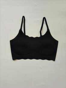 5pcs Girls' Training Sports Bras, Girls' Daily Underwear Contrast Color, Suitable For 10-12 Years Old Girls, Seamless Non-Detachable Fixed Pads - Multicolor - View 6