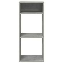 Estantería vidaXL color hormigón gris, 34x31x80 cm, material a base de madera. - Gris - Ver 4