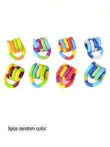 5件套减压扭扭玩具 - 老板，再扭一次我就回家！让我的手指疯狂扭动！瞬间上瘾，压力瞬间消失！斋月礼物、情人节礼物、情人节派对玩具、玩具与游戏、爱好、收藏品、派对用品、青少年创意玩具、青少年减压玩具 - 彩色 - 查看 13