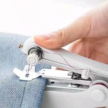 1pc Mini Manual Sewing Machine, Integrated Machine, Quick Sewing Machine, Portable Sewing Machine, Portable Metal Sewing Machine, Multi-Functional Household Sewing Machine. It Is A Small Sewing Tool That Is Easy To Carry And Operate, Suitable For Simple Sewing, Temporary Clothing Repair And Other Scenarios. Unlike Traditional Sewing Machines, It Does Not Rely On Fixed Power Supply And Large Space. - Multicolor - View 3