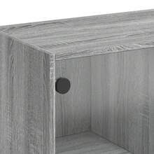 Larryhot Aparador madera de ingeniería gris Sonoma 102x37x75,5 cm, Robusto y duradero, fácil de montar, una opción ideal para la decoración del hogar - Gris - Ver 8