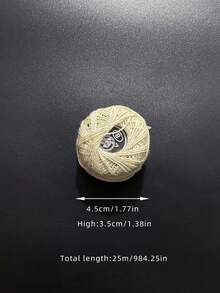 1 cuộn chỉ thêu chữ thập màu trơn (chỉ ren cotton/chỉ dệt siêu mịn/màu ngẫu nhiên) - Nhiều màu - Xem 18
