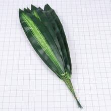 QY- 40Piezas Artificiales Brasileñas Simuladas para Decoración de Hogar y Oficina Follaje Tropical Verde para Arreglos DIY Galería -2195 - Verde - Ver 6