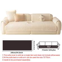 1 tấm bọc ghế sofa dày dặn, màu trơn, viền nhung trắng, thân thiện với thú cưng, có thể giặt máy, phù hợp với sofa 1-4 chỗ ngồi - Tấm lót sofa trang trí phòng khách, phòng ngủ, văn phòng và nhà cửa - Nhiều màu - Xem 35