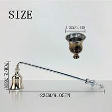 Durable Metal Candle Snuffer, Incense Extinguishing Tool, Multi-Color Metal Candle Accessories, Candle Snuffer Wholesale, Valentine's Day Gift, Birthday Gift, Christmas Gift, Candle Extinguisher, Multi-Color Metal Candle Snuffer, Home And Kitchen Decor, Candle Accessories, Handled Tool, Candle Extinguishing Cover - Multicolor - View 10