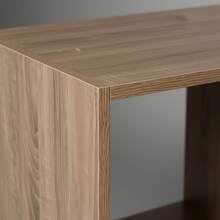 Ecommerc3 MOBLEKIT | Modular Wooden Shelves With Different Compartments And Door Options, Bookcases And Storage Furniture For Bedroom, Kitchen Or Entryway - Oak - 4 Comp | 60*29.7*60cm - View 6
