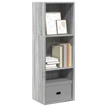Bibliothèque vidaXL Gris Sonoma 40x30x114 cm Matériau à base de bois - Gris - Voir 1