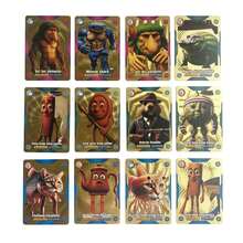 5套意大利BRAINROT 55张卡片补充包战斗卡进化交易卡游戏收藏卡玩具随机款式，Tung Tung Sahur，Lirili Larila Mon收藏卡，万圣节，圣诞节，生日礼物 - 彩色 - 查看 8