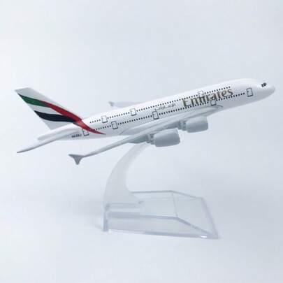 Modelo de avión de la aerolínea de Emiratos Árabes Unidos, modelo de metal fundido, adecuado para regalos y colección