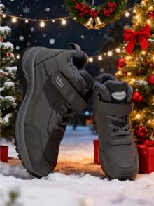 Women's Winter Non-Slip Wear-Resistant Comfortable Snow Sports Shoes - 棕色 - 查看 3