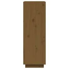 Étagère/séparateur de pièce vidaXL, couleur miel, 60 x 35 x 103 cm, en pin massif - Tabac - Voir 6