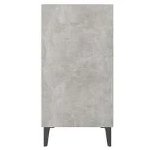 Aparador vidaXL color hormigón gris, 57x35x70 cm, fabricado en madera. - Gris - Ver 5