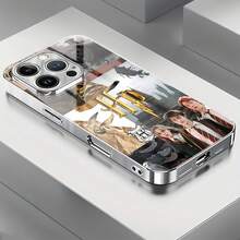 Collage de . Esta elegante funda es compatible con los modelos  16, 15, 14 Pro Max, 13, 12, 11, XR y XS Plus. Fabricada en silicona TPU, ofrece protección contra golpes y caídas, además de una sensación superior. Es un regalo ideal para familiares, amigos y seres queridos, y una opción perfecta para Navidad.,fundas para celular,accesorios para celular,fundas para  13,funda  13,funda  16,fundas ,funda  15,funda para ,fundas para  16 - Plateado - Ver 5
