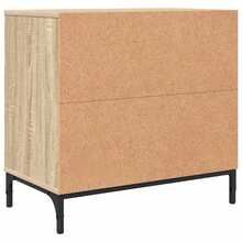 vidaXL Nachttisch Sonoma-Eiche 63,5 x 36 x 61 cm Holzwerkstoff - Braun - Übersicht 8