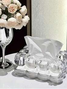 1 Hộp đựng khăn giấy hình cầu bằng nhựa cao cấp dễ thương cho phòng khách, vật trang trí bàn cà phê sang trọng cao cấp, hộp đựng khăn giấy trang trí dùng trong nhà, đồ dùng gia đình, trang trí bàn, trang trí nhà cửa, sắp xếp và lưu trữ đồ dùng trong nhà, trang trí phòng. - màu đen - Xem 16