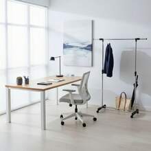 Ecommerc3 MOBLEKIT | Free-Standing And Expandable Clothes Racks In Metal And Wood, Clothing With Adjustable Options, With Wheels Or Shelves, Organizers For Bedroom, Entryway And Home - Perchero Inox 90-145x42x90-160 Cm - View 7