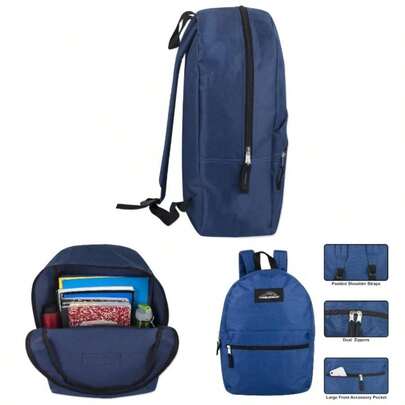 Trailmaker Classic - Mochila de 17 pulgadas con correas acolchadas ajustables para el hombro