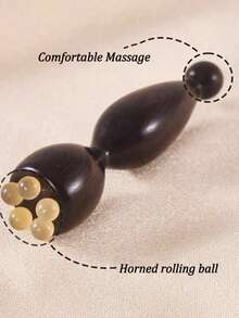 1pc Rose Wood Eye Corner Massager, Face Cream Stick, Lotus Seed Eye Massager, Genuine Sandalwood Eye Acupressure Massager, Soothing Eye Care Stick, Small Lotus Pod Eye Muscle Massager, Facial Massager, Facial Beauty Acupressure Massage Stick, Skincare Stick, Eye Massager - Multicolor - View 6