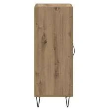 vidaXL Sideboard Artisan-Eiche 34,5 x 34 x 90 cm Verbundholz und Eisen - Braun - Übersicht 7