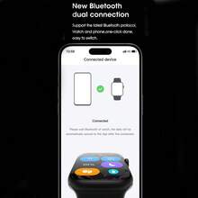 PANDA WATCH 11X 智能手表，支持蓝牙通话、信息提醒、NFC 近场通信、运动指导，3ATM 防水，2.08 英寸高清大屏 AI 手表，兼容 iOS/Android 系统 - 白色 - 查看 11