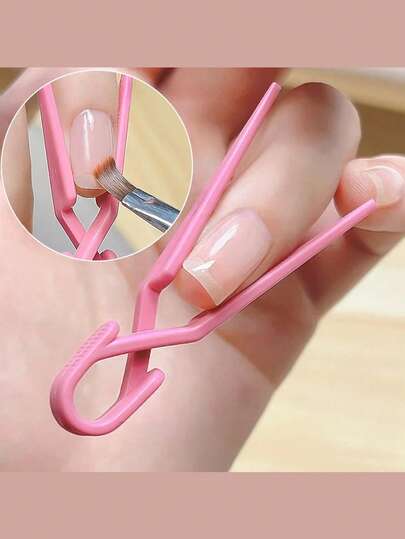 1/5/10pcs Shaping Clip Tool, Nail Overflow Meat Clip, Positioning Gel Manicure Auxiliary Tool, Prevent Overflow, Extend Nail Mold Fixing Clip