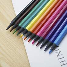 Colored Pencils, Hexagonal Barrel, Art Supplies - Multicolor - View 6