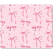 Square Pink Mouse Pad Small Cute Computer Mouse Pads With Bows Non-Slip Rubber Base Mousepad Washable Cloth Mouse Mat Decor Gifts Coworker Gift For For Girls Women - Xoáy chất lỏng màu tím - Xem 5