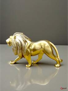 Large Lion Resin Ornament 22cm - Amarillo - Ver 5