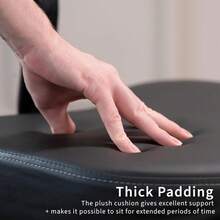 Meditation Chair, Home Office Desk Chair, Cross Leg Chair With Lumbar Support And Adjustable Stool, Multi-Functional Kneeling Chair, Height Adjustable, Yoga Table And Chair Flexible Design For Fidgeters - Black - View 8