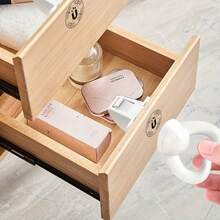 Valentine's Day Invisible Storage Locks (With Heart Key) - Magnetic Proofing Drawer/Cabinet Latches, Strong Adhesive No Tools, Safe For Painted Plastic