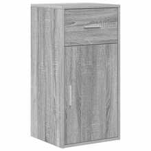 Credenza vidaXL Grigio Sonoma 38 x 34,5 x 75 cm Materiale a base di legno - Grigio - Visualizzare 3