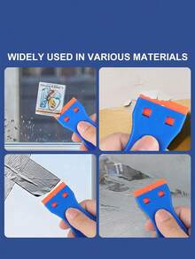 11 Pieces / Set Plastic Scraper, Label Removal Tool, For Cleaning Glass Wall Sticker, Sticker And Paint Film - Multicolor - View 6