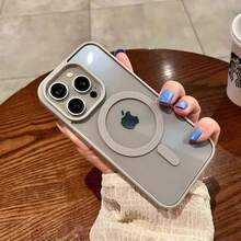 Carcasa Magnética Anti Caída Super Duradera, 5 Colores Disponibles | Compatible con iPhone X/11/12/13/14/15/16 (Universal) - Rosa - Ver 2
