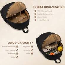 R-Tennis Racket Bag Large Capacity Tennis Backpack wit Multi-Pocket Pickleball Bag  Women and Men - como en la foto - Ver 4