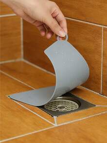 1pc Silicone Drain Cover, Blocks Drain Odor Mat, 3 Sizes Fit Different Bathroom Drains, With Handle, Hanging Storage, Easy To Lift - Multicolor - View 1