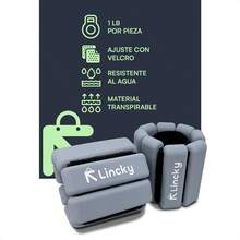 Lincky Strength Training Wrist & Ankle Weights - 灰色 - 查看 3