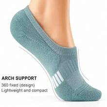 6-Pair Women's Solid Color Boat Socks - Seamless Knit Design With Lightweight Fabric For Invisible Comfort In Shoes. Moisture-Wicking Polyester-Spandex Blend Ensures Breathability For Daily Wear. Available In Multiple Colors With Reinforced Heel Construction For Casual And Stylish Footwear. - 黑色 -6雙 - 查看 3