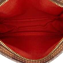 Louis Vuitton Authenticated  PRE-OWNED Damier Ebene Trousse Pochette Bag - màu nâu - Xem 4