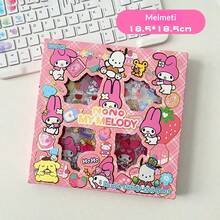 1 Set/100pcs Of 100 Non Repeating Japanese Anime Cartoon Characters In A Box With Cute Cartoon DIY Glitter Hand Account Stickers, Cute And Attractive, A Gift For Friends, Creating A Sense Of Surprise, Good-Looking And Affordable, New Year's Gift, Valentine's Day Gift, Easter Gift(Stochastic Style)