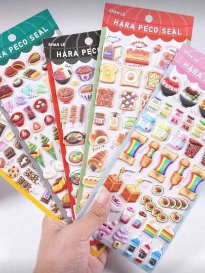 1 miếng dán 3D hình Nhật Bản ngộ nghĩnh, dán xốp 3D, hình sushi, mì ramen, bánh ngọt, bánh mì, dán trang trí DIY, dán nổi dễ thương, thích hợp để trang trí điện thoại, trang trí sổ kế hoạch, dán 3D chủ đề thức ăn và động vật.