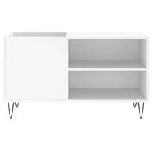 Mobile per dischi vidaXL, bianco, 85x38x48 cm, materiale a base di legno. - Bianco - Visualizzare 4