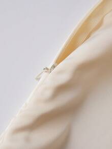 Women Patchwork Lace Mid Skirt Elegant A-Line Mid Rise Skirts For Summer Spring Fall - 香檳色 - 查看 5