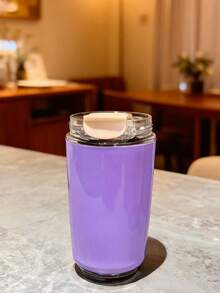 1个全新240毫升不锈钢保温杯，大容量带提手，适合办公室、家庭和车内使用。 - 彩色 - 查看 6