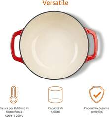 Camping Pots, Pans & Griddles - Red - View 2