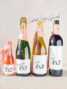 客製化生日蝴蝶結貼紙、客製化紅酒或香檳酒瓶標籤禮物、客製化酒瓶標籤禮物、週年紀念禮物、新年禮物、情侶週年紀念禮物、客製化紅酒標籤、新婚情侶紅酒標籤（僅標籤）、伴娘/首席伴娘/朋友/孩子/父母/祖母/妻子/丈夫禮物貼紙、婚禮/生日/母親節/父親節/聖誕節禮物標籤 - 彩色 - 查看 9